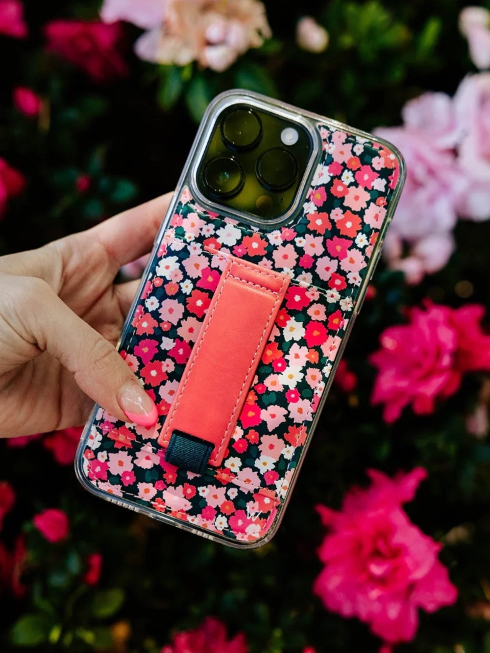 Walli Daisy Delight iPhone 14 Pro Case with Card Holder NIB